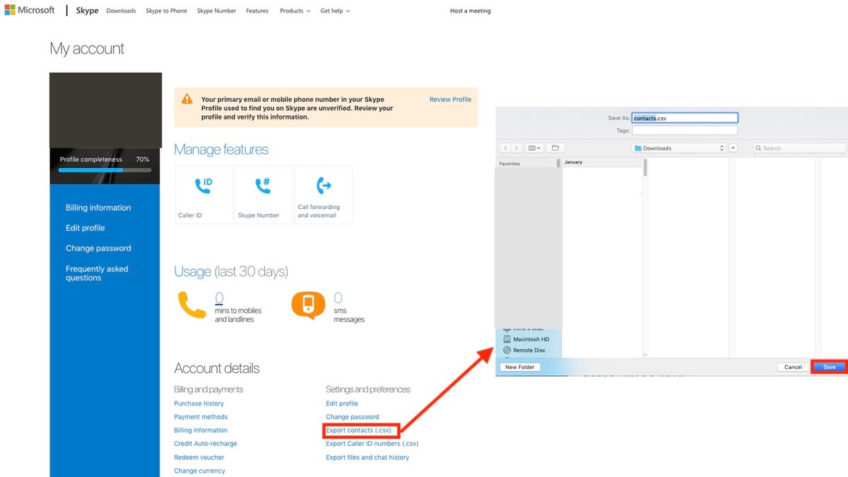 skype steps